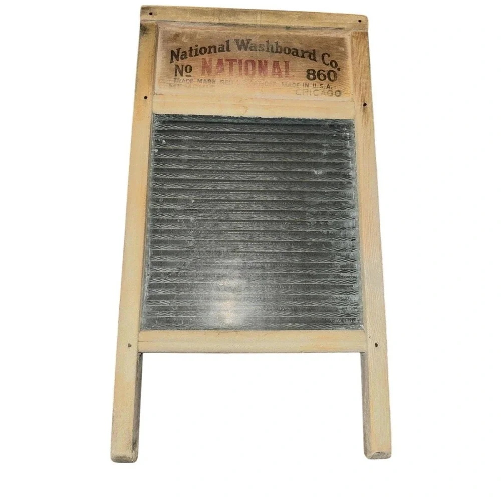 Antique National Washboard Co No 860 Glass King‎ 23